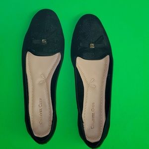 Womens Charter Club, size 8, Black slip on shoes